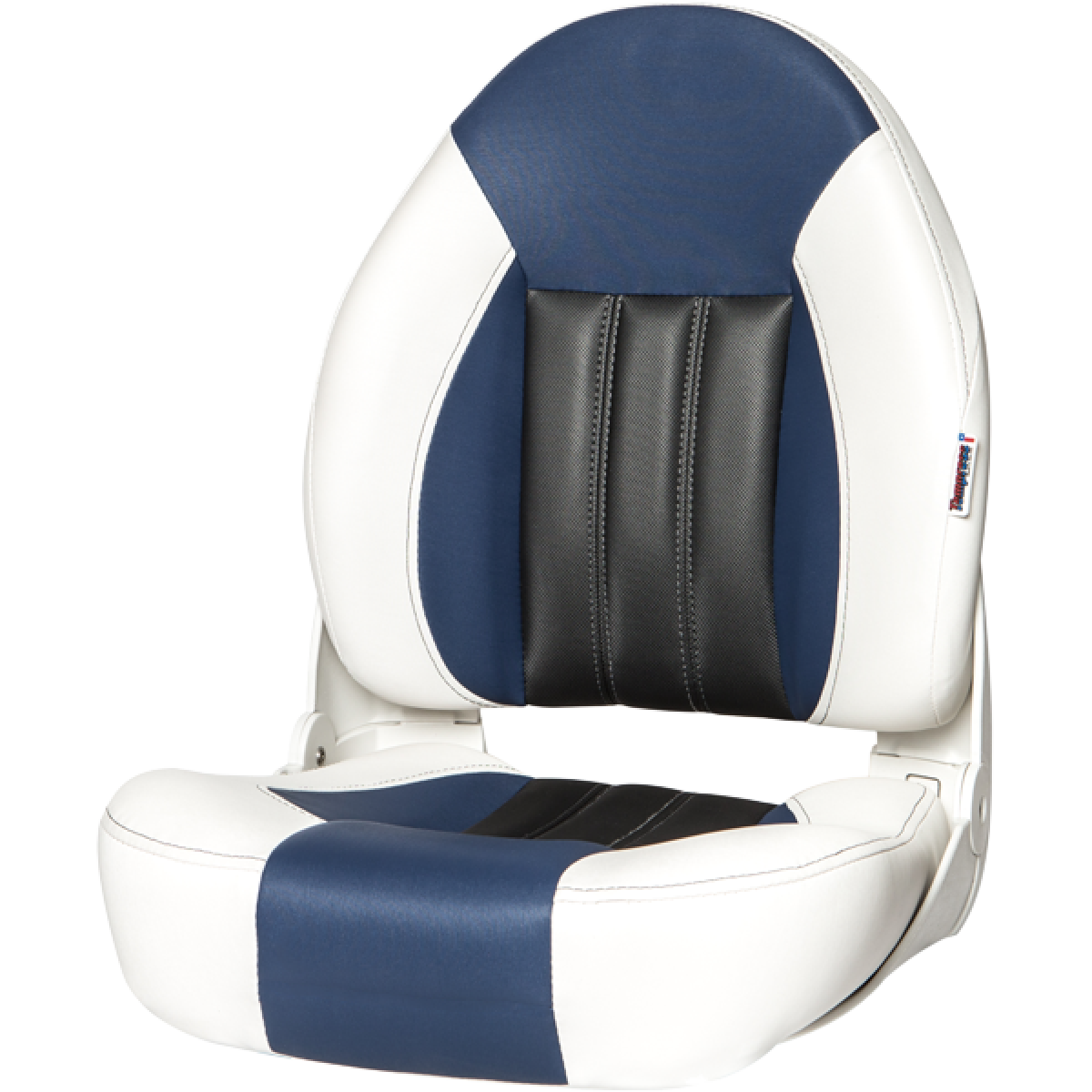 Tempress Probax Orthopedic Boat Seat White Blue Carbon